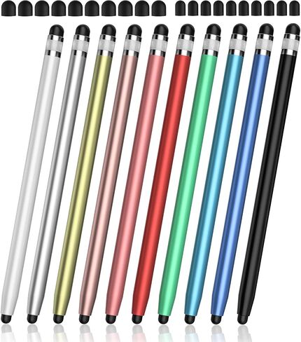 Stylus 10Pcs, Stylus Pen for Touchscreen Android iPad iPhone Stylists Pens in Kuwait