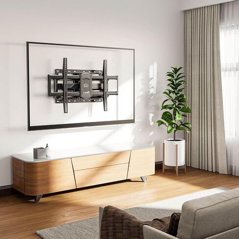 Mounting Dream TV Wall Mount for 42-84 Inch TVs, Full Motion Articulating Bracket with Swivel and Tilt, Max VESA 600x400mm, Up to 100lbs, Fits 16" Wood Studs MD2619 in Kuwait