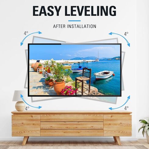 Mounting Dream TV Wall Mount for 42-84 Inch TVs, Full Motion Articulating Bracket with Swivel and Tilt, Max VESA 600x400mm, Up to 100lbs, Fits 16" Wood Studs MD2619 in Kuwait