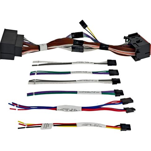 EZROAD LPHCH41 Audio Integration T-Harness Compatible with Jeep Dodge 2013-up Non-Amplified Vehicle, 2018-2023 Wrangler Unlimited, 2015-2023 Challenger Charger Compatible with Chrysler 200 300 Truck in Saudi Arabia