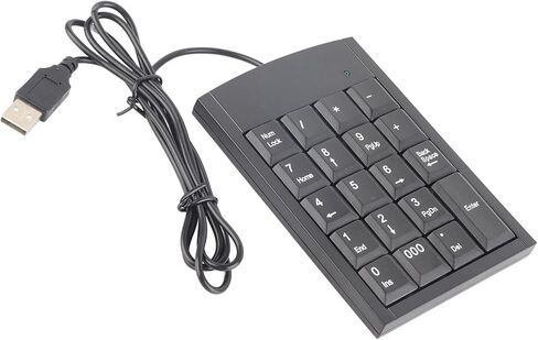 Chrees Mini USB Numeric keypad 19 Key for Laptop, Anti Slip Portable keypad in Kuwait