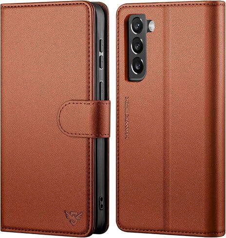 Compatible with Samsung Galaxy S22 5G Case Wallet with Card Holder [4 Card Slot] Women Men,RFID Blocking PU Leather Phone Case Flip Protector Cover Credit Card Slot Kickstand,Dark Purple in Saudi Arabia