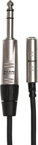 Hosa HXMS-025 Pro Headphone Adaptor Cable, REAN 3.5 Millimeters TRS to 1/4 Inches TRS, 25 Feet in Saudi Arabia