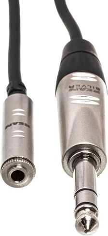 Hosa HXMS-025 Pro Headphone Adaptor Cable, REAN 3.5 Millimeters TRS to 1/4 Inches TRS, 25 Feet in Saudi Arabia