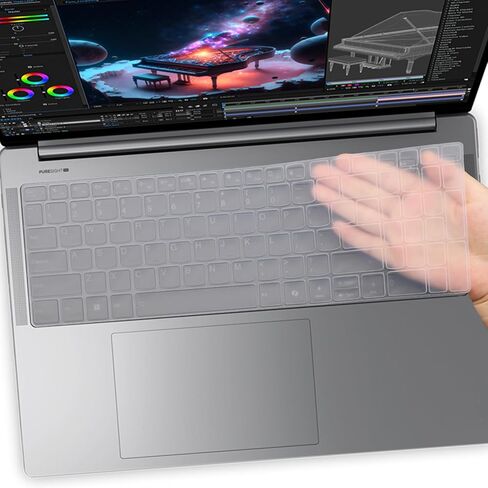 Keyboard Cover for 2026 Lenovo Yoga 7i 2 in 1 Aura Edition 16IPH11 16'', 2026 Yoga 7a 2 in 1 16AGP11 16'' US Protective Keyboard Skin-Clear in Saudi Arabia
