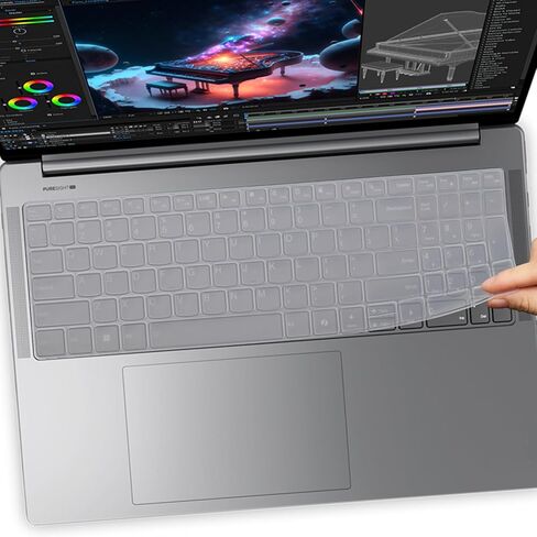 Keyboard Cover for 2026 Lenovo Yoga 7i 2 in 1 Aura Edition 16IPH11 16'', 2026 Yoga 7a 2 in 1 16AGP11 16'' US Protective Keyboard Skin-Clear in Saudi Arabia