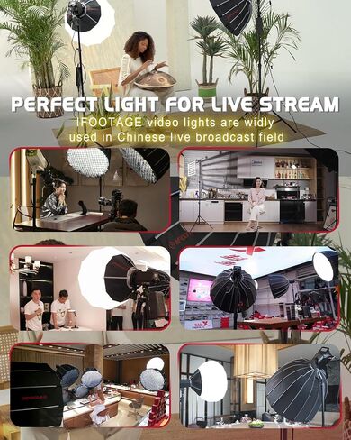 IFOOTAGE SL 60DN COB LED Light,70W Video Light with Carry Bag,5600K in Kuwait