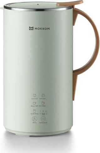 Automatic Nut Milk Maker, 20 oz Soy Milk Maker, Homemade Almond, Oat, Coconut, Soy, or Plant-Based Milk and Dairy Free Beverages, Almond Milk Maker with Delay Start/Boild Water/Self Clean - Green in Kuwait