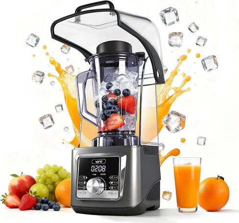 VONCI 2200W Commercial Blender with Sound Enclosure, 135 oz Large Capacity in Kuwait