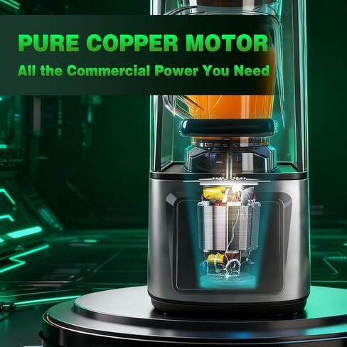 VONCI 2200W Commercial Blender with Sound Enclosure, 135 oz Large Capacity in Kuwait