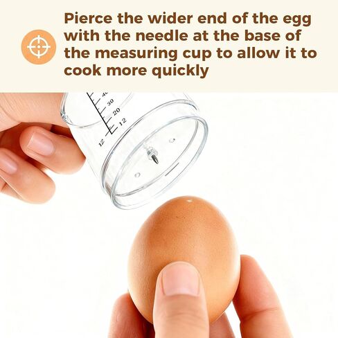 OSTBA Electric Egg Cooker, 7-Egg Boiler for Hard Boiled Eggs, Black in Kuwait