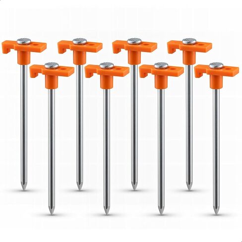 Matenf Heavy Duty Tent Stakes 8PCS in Kuwait