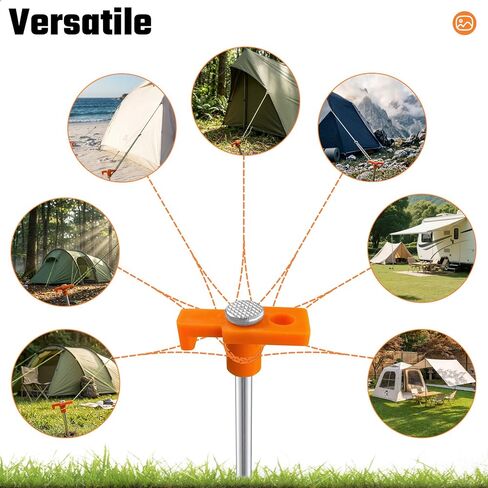 Matenf Heavy Duty Tent Stakes 8PCS in Kuwait