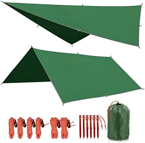REDCAMP Hammock Rain Fly Camping Tarp Waterproof 10x10ft Easy Setup Cover in Saudi Arabia