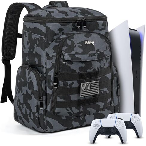 WELIDAY Gaming Console Backpack Compatible with PS5/PS5 Pro/ PS4 / Xbox One in Kuwait
