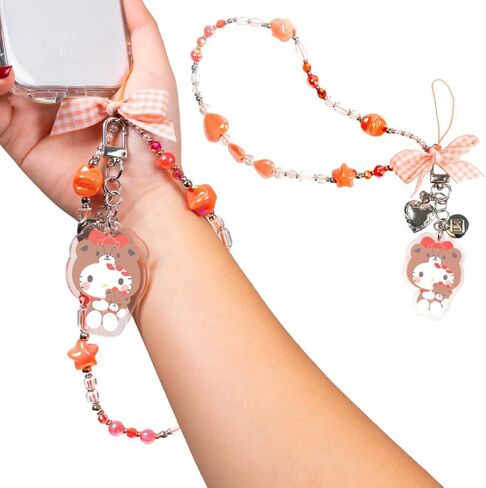 iFace Sanrio Acrylic Beaded Wristlet Universal Charm Strap - Wrist Strap for Cell Phone Camera Keys Earbuds in Kuwait