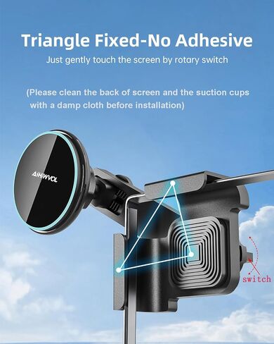for Qi2 15W Tesla Phone Mount Charger [Heat Restriction] in Kuwait