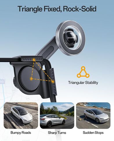 Strongest Magnetic for Tesla Model Y/3/YL Phone Mount, Tesla Accessories in Saudi Arabia