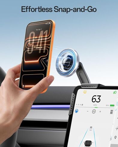 Strongest Magnetic for Tesla Model Y/3/YL Phone Mount, Tesla Accessories in Saudi Arabia