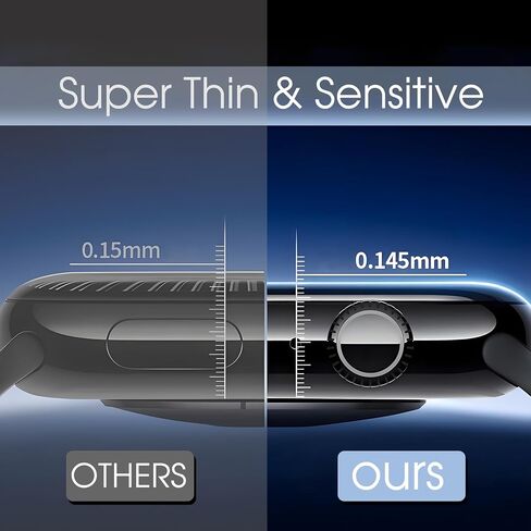 7 Packs Screen Protector for Apple Watch Series 10 42mm, Upgrade Flexible TPU Film for iWatch S10,HD Clear, Anti Scratch 0 Bubble, HD Touch Sensitive (Series in Kuwait