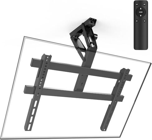 Motorized TV Mount for 23 to 55 Inch Screens, Remote Control, Black in Saudi Arabia