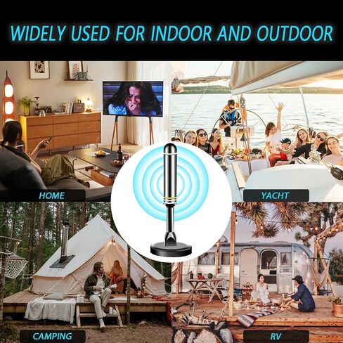 Indoor HDTV Antenna for All TVs, Strong Magnetic Base Digital Antenna in Kuwait