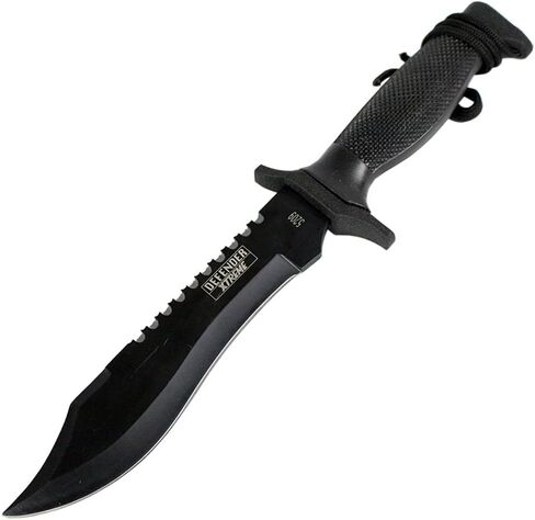 Defender Xtreme 12" Tactical Bowie Survival Hunting Knife w/Sheath Military Combat Fixed Blade in Saudi Arabia