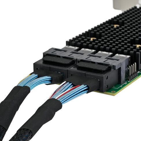 SilverStone Technology CPS08-8i Mini SAS HD to SlimSAS 8i High-Speed Internal Cable, SST-CPS08-8i in Saudi Arabia