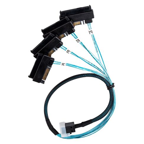 Lemon tree SFF-8643 to 4X SFF-8482 SAS Cable, 0.5m/1.6ft, 1 Pack in Kuwait