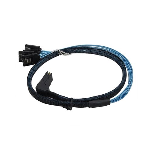Mini SAS Data Cable Breakout Line 36PIN 90 Degree Elbow SFF-8087 4 Lane SATA Server in Kuwait