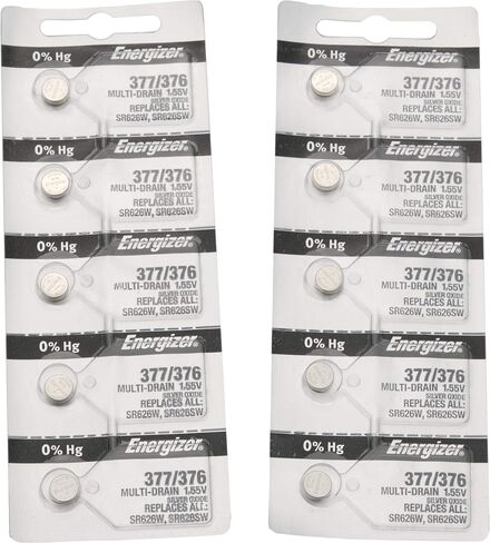 Energizer 377/376 Silver Oxide 10 Batteries in Saudi Arabia