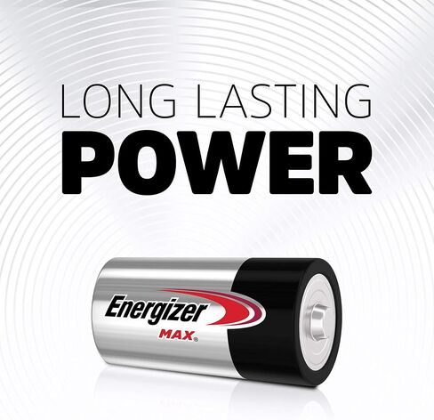 Energizer MAX C Batteries (2 Pack), C Cell Alkaline Batteries in Kuwait