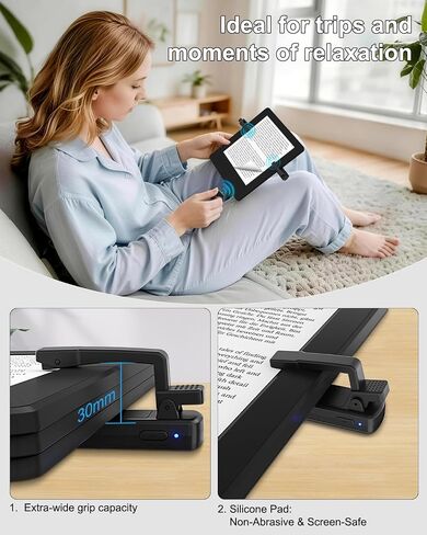 Wireless Bluetooth Page Turner TikTok Scrolling Ring Compatible with Kindle/Kobo/iOS/Android Ideal for E-Readers/TikTok Videos/Camera Recording (Black) in Kuwait