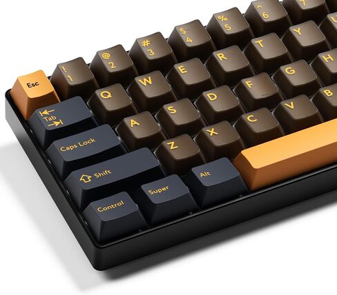 GMKWTL XVX Double Shot PBT Keycaps Set 216 Keys, Cherry Profile Custom Keyboard Keycaps, Jade Translucent Key caps Compatible with 61/64/68/84/87/100/104/108 ANSI and ISO Layout Mechanical Keyboard in Kuwait
