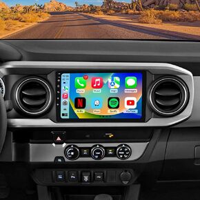4GB+64GB Android 13 Car Radio Stereo for Toyota Tacoma 2016-2021,10" Touch Screen Head Unit with CarPlay/Android Auto/GPS Navigation/Bluetooth/FM/DSP Radio/AHD Backup Camera in Saudi Arabia