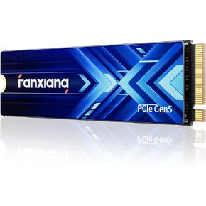 fanxiang 1TB PCIe 5.0 NVMe M.2 SSD,Up to 14000 MB/s,High Performance Solid State Drive for 8K Video Editing, AI Training,Gaming, PC, Laptop in Kuwait