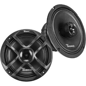 Timpano 6.5 Inch Car Coaxial Speakers 1200 Watts per Pair TPT-CX6-4 TPRO, 2-Way PRO Audio Premium Speaker 4 Ohm, Grill Included - Great for Car Stereo Sound System (Pair) in Saudi Arabia