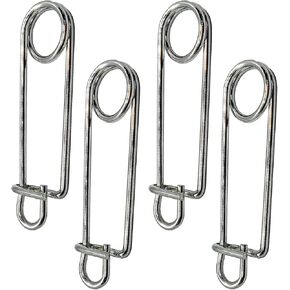 Minnow Trap Clips, Stainless Steel Live Bait Trap Lock Fasteners 4 Pack in Kuwait