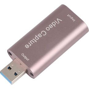 USB Capturing Card Portable 1080P 60Hz HD Input for Streaming Education Gaming Aluminium Alloy in Kuwait