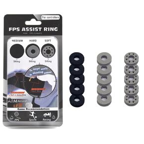 15 Pcs of Precision Aim Assist Rings - Universally Compatible with Playstation 4 (PS4) and Playstation 5 (PS5), Xbox Series & Switch Pro Scuf Controllers - Enhance Your Gaming Accuracy in Kuwait