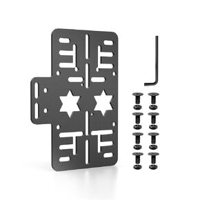 Universal Adjustable Handbrake & Shifter Mount for Playseat Trophy & Sim Racing Cockpit/Desk – Compatible with Logitech, Thrustmaster TH8A/TSS, MOZA HBP/SGP/HGP, Driving Force Shifter & Most USB Handbrakes in Kuwait
