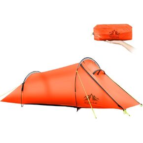 Night Cat Ultralight Tunnel Tent: Waterproof Lightweight Two People Backpacking Tent for Outdoor Camping Hiking Treeking with Double Layers Aluminum Poles and Footprint in Kuwait