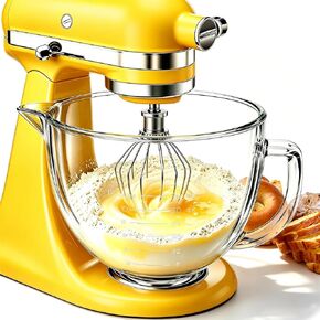 5QT Glass Mixing Bowl for KitchenAid 4.5-5 Quart Tilt-Head Stand Mixers in Kuwait