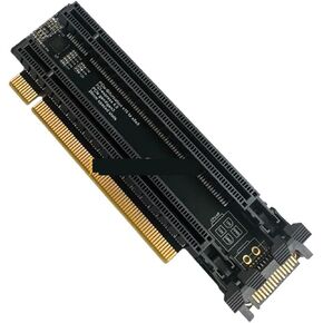 LX0B PCIe x16 to x8x8 Gen4 1‑to‑2 Expansion Adapter Card(P2A for SATA) in Kuwait