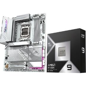 AMD 9950X3D2 Processor with GIGABYTE X870E AORUS Elite WiFi ICE Motherboard in Kuwait