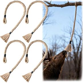 Deer Scent Rope for Hunting, 64 Inch Mock Scrape Rope Hanging Anywhere, Cotton Highly Absorbent Scent Rope for Deer Hunting Accessories (4pack) in Kuwait