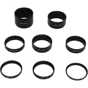 8Pcs Length Extension Tube Kit, Aluminum Alloy M48 X 0.75 Astronomical Extension Tube Kit 3 5 7 10 12 15 20 30mm Extending for Astronomical Telescope Photography in Kuwait