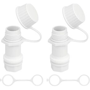2 Pack Cooler Drain Plug Replacement Kit for Igloo,Ice Chest Drain Plug with Tethered Caps for Igloo 50-165 Qt Coolers,Cooler Accessories Replace Part in Kuwait