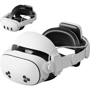 Aubika New Hybrid VR Head Strap for Meta Quest 3/3S, 2-1 Halo Elite Mode in Kuwait