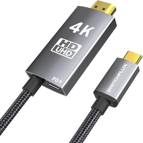 4K@60Hz USB C to HDMI Cable, 100W PD Fast Charging, 6FT in Kuwait